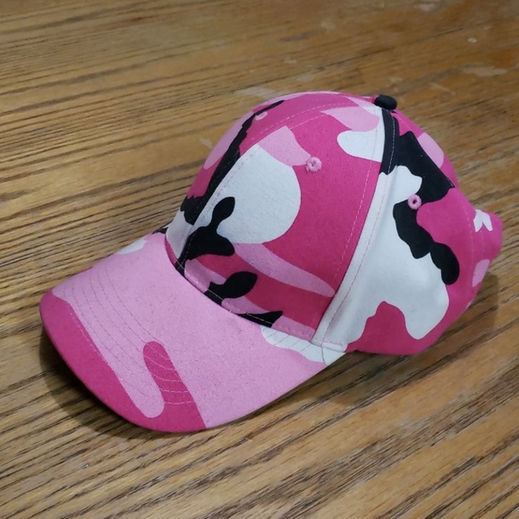 pink camo hat
